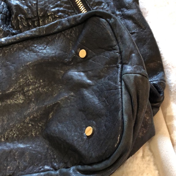 Tory Burch large black leather tote w/ dust bag - Picture 15 of 16